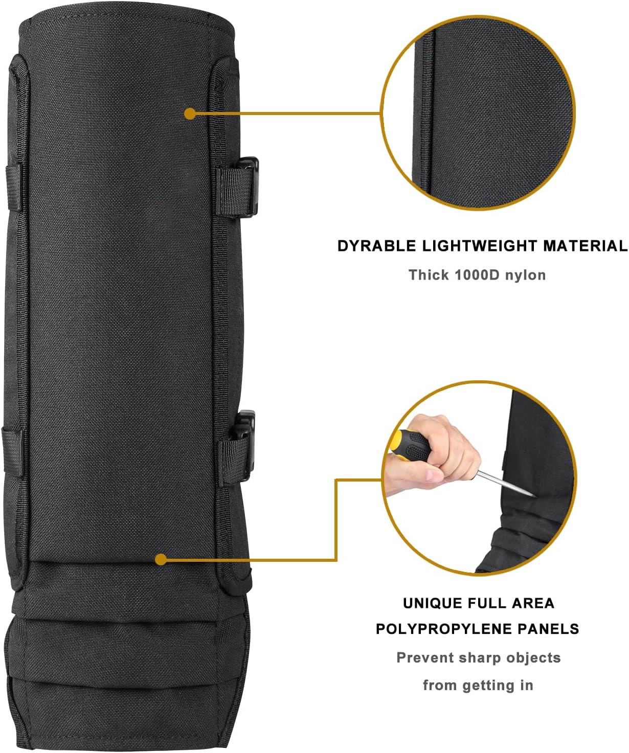 Polainas de serpiente, protectores de serpientes, impermeables, protección contra mordeduras para piernas inferiores, polainas a prueba de
