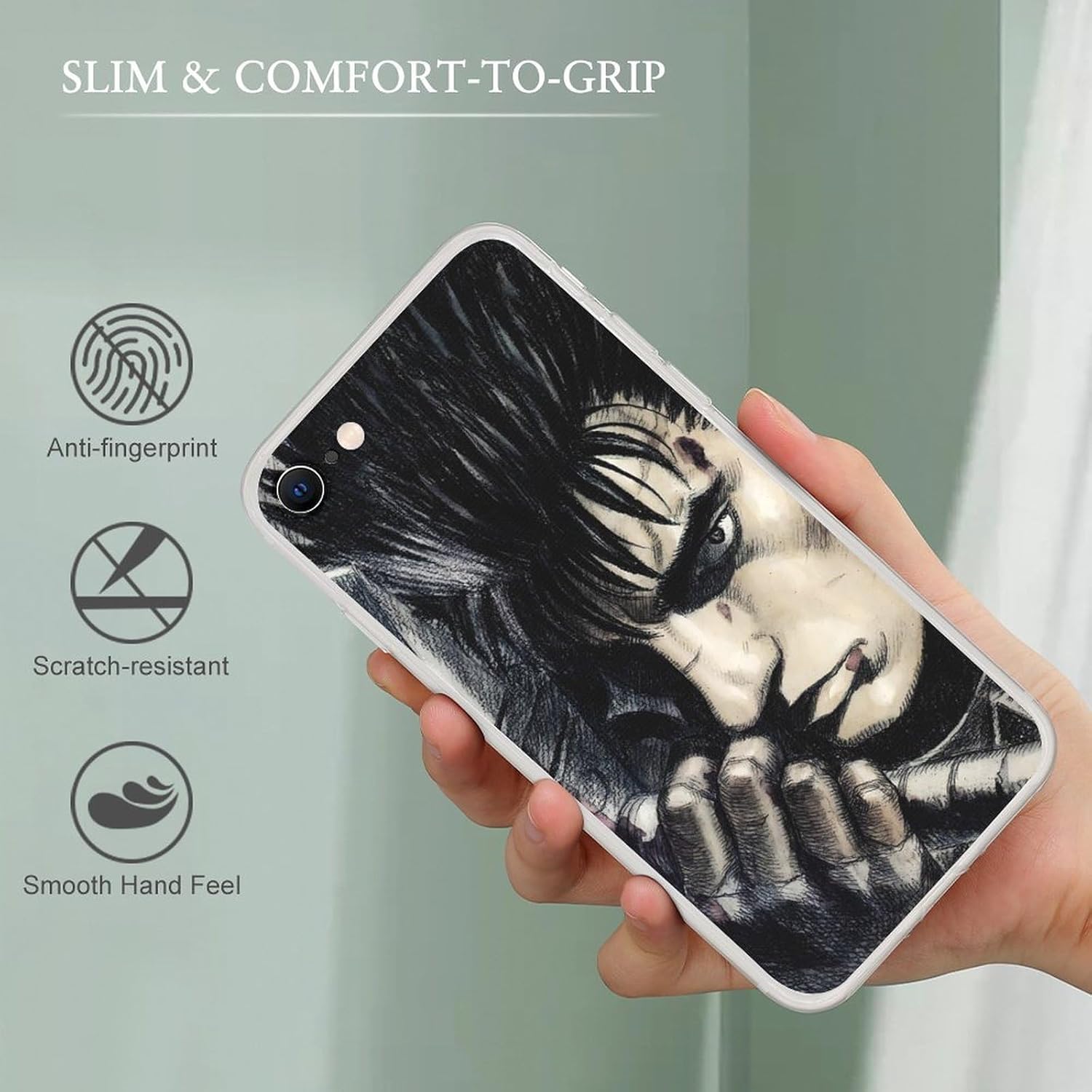 Para Samsung Galaxy A52 5G, Anime Role Hero Guts #07 Transparente Protectora Suave Silicona A Prueba De Golpes Suave TPU Clear Funda De Teléfono