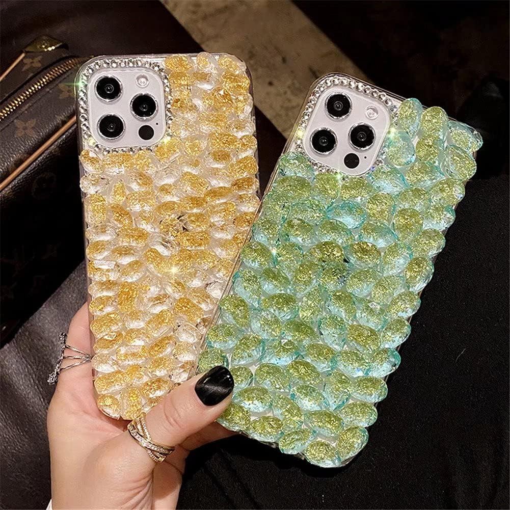 Funda para Moto G Power 2022, funda 3D hecha a mano con diamantes de imitación de lujo, calabaza, oso, flor de cristal con purpurina para Motorola