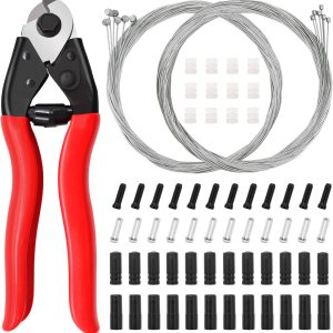Cortador de cables de bicicleta de acero inoxidable, 73 unidades, cortadores de cables de alambre universal para freno de bicicleta y cable de Cortador de cables de bicicleta de acero inoxidable, 73 unidades, cortadores de cables de alambre universal para freno de bicicleta y cable de