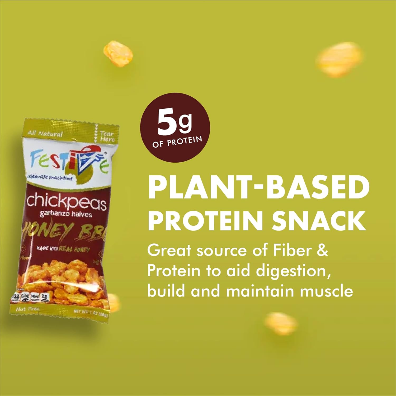 Feel Festive – Paquete múltiple de 24 granos de garbanzo, garbanzos y garbanzos, crujientes y equilibrados, sin macro nueces, sin OMG, veganos sin