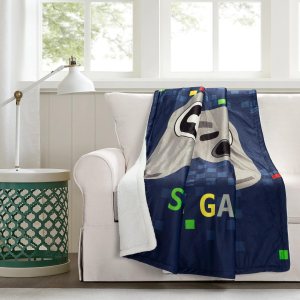 Lush Decor Manta Sherpa de videojuegos de 60 x 50 pulgadas, color azul marino Lush Decor Manta Sherpa de videojuegos de 60 x 50 pulgadas, color azul marino