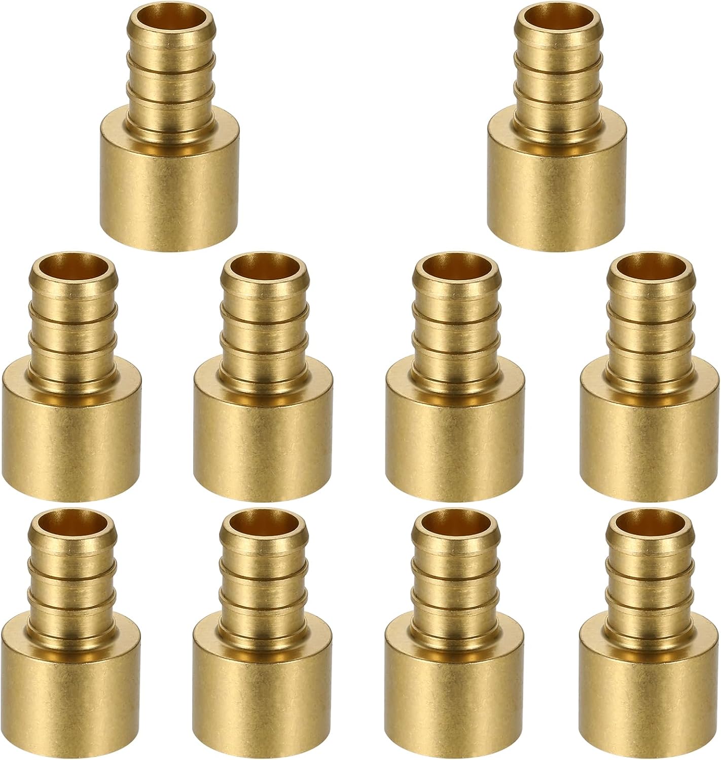 Lidertik – Adaptador de sudor hembra de cobre a Pex de 12 pulgada, 12 pulgada Pex F1807 x 12 pulgada (paquete de 10)