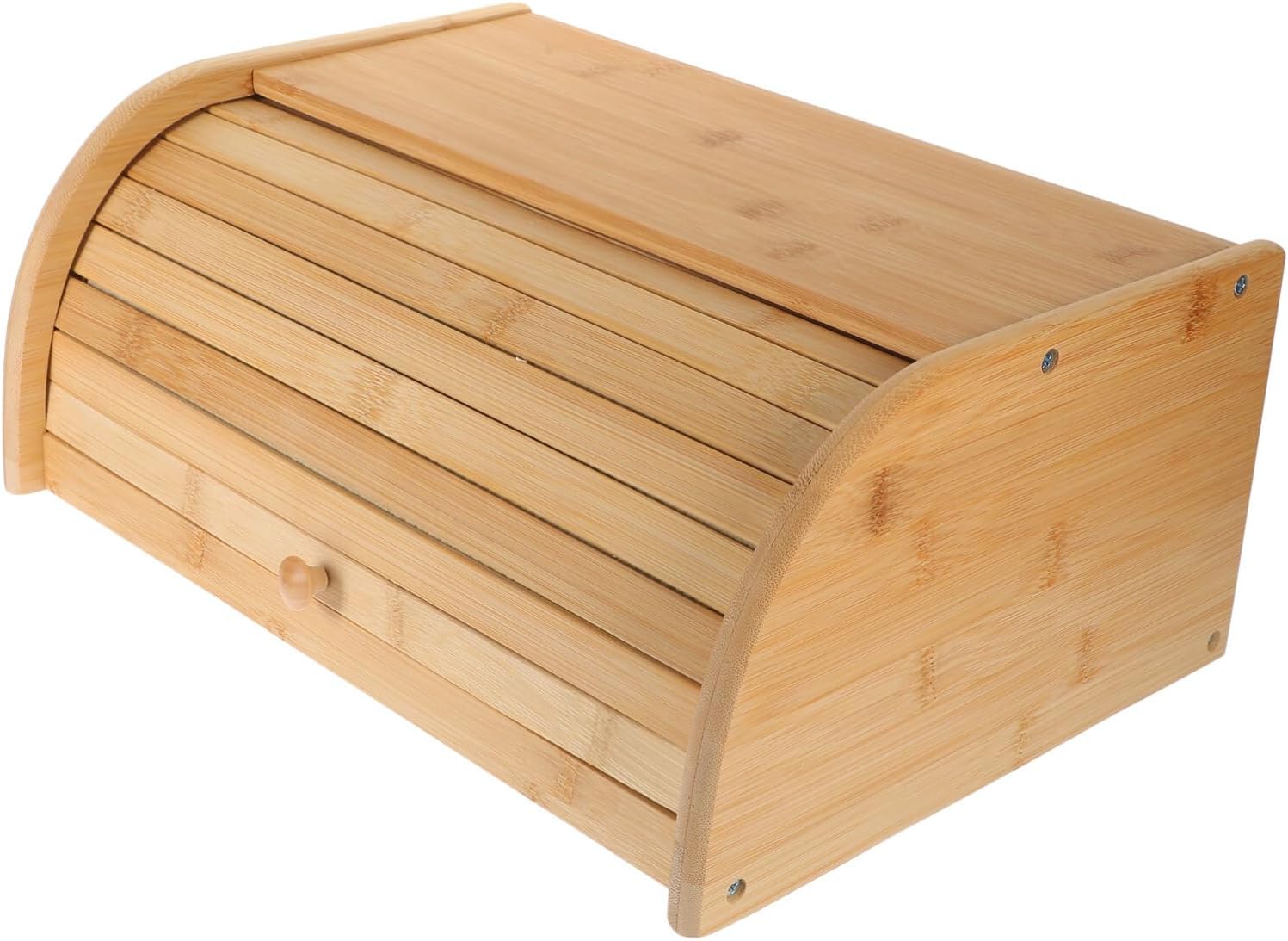STOBOK Caja de pan de madera para almacenamiento de pan, contenedor de almacenamiento de pan, organizador de encimera de cocina para suministros de