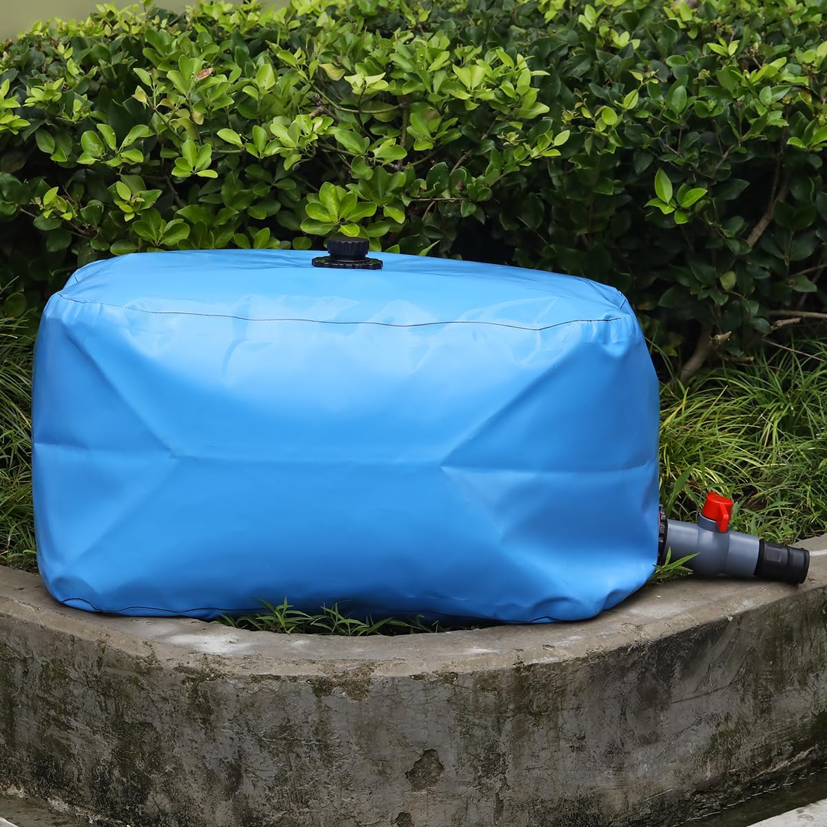 Vejiga de tanque de agua, contenedores de almacenamiento de vejiga de agua portátiles plegables de gran capacidad con espitas y kit de