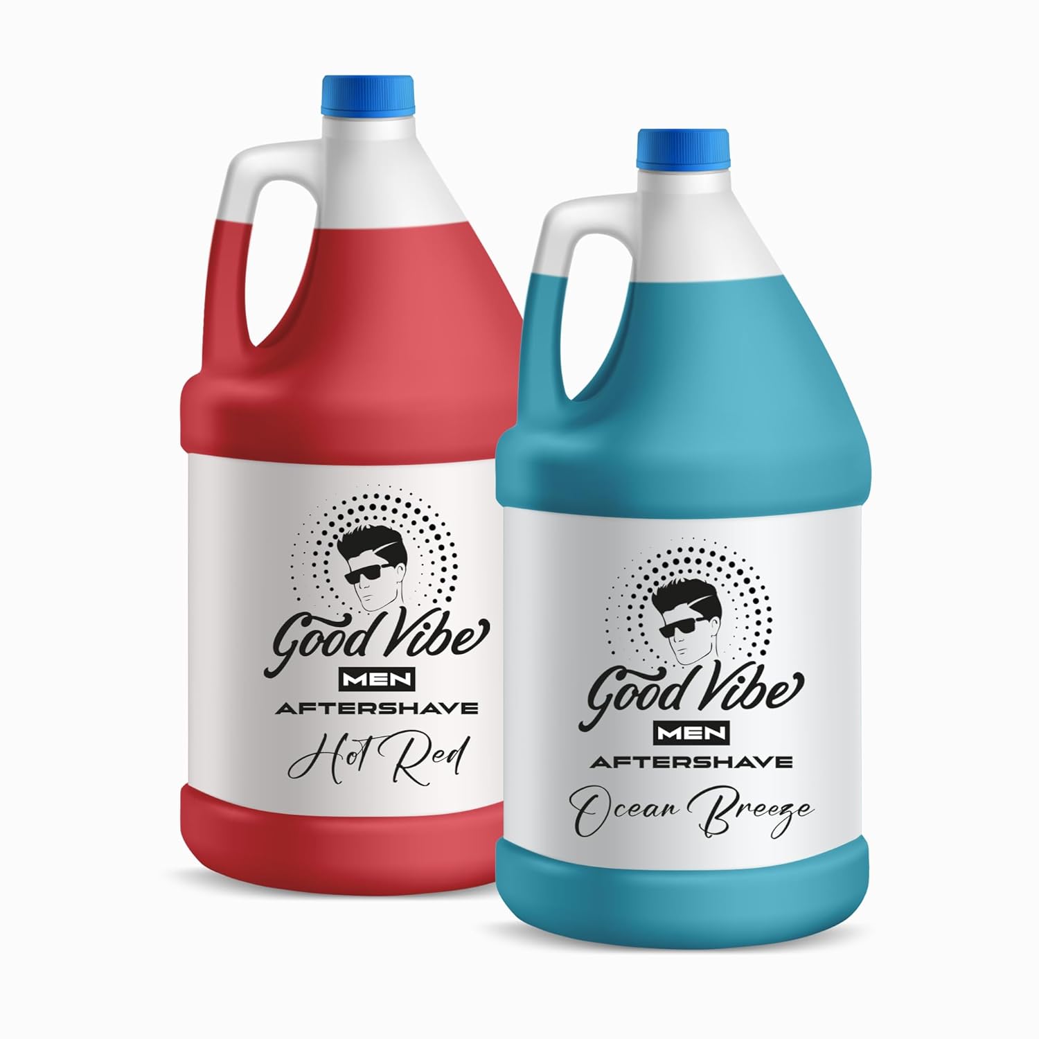 Good Vibe – Colonia para después del afeitado para hombre, 1 galón, fórmula refrescante hidratante para hombre después del afeitado, fórmula