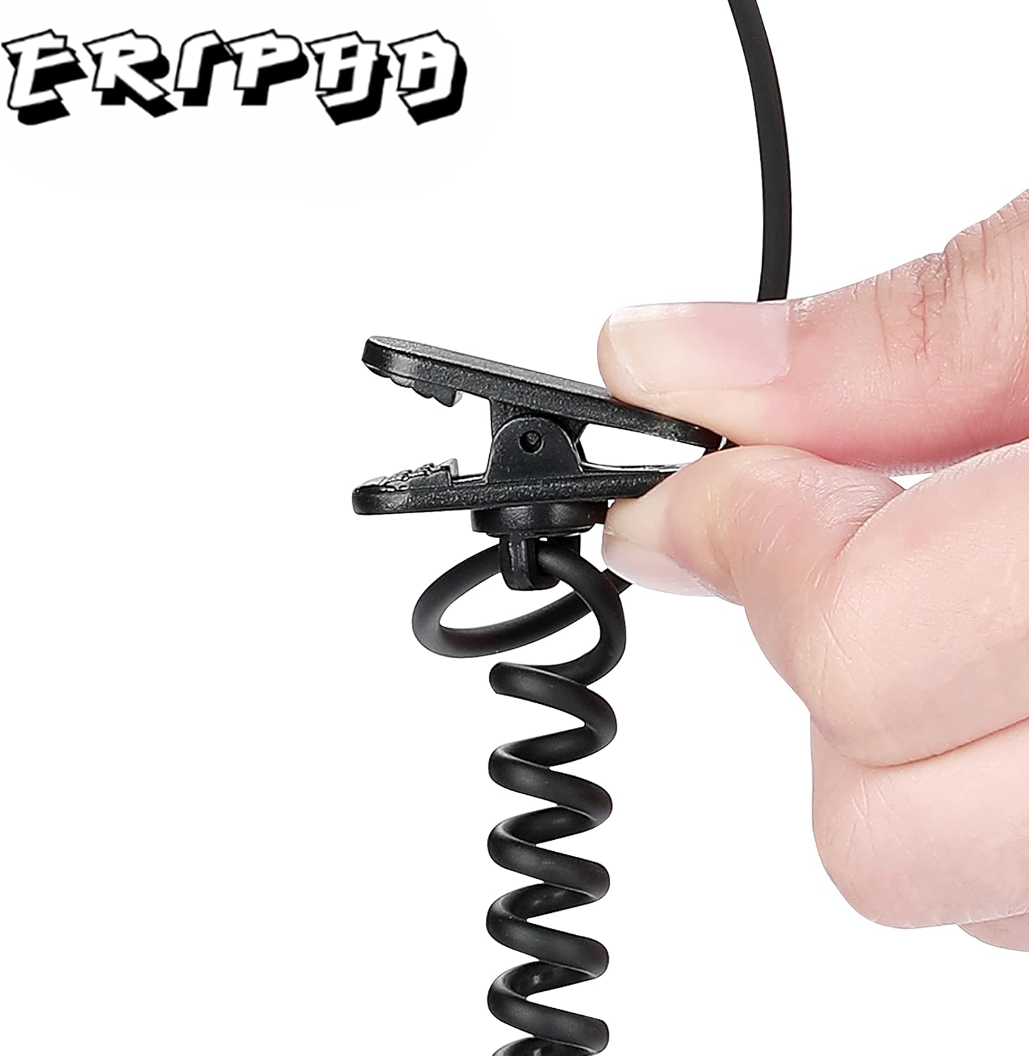 Auricular de policía de 0.138 pulgadas1 pin solo escucha tubo acústico auricular para altavoz remoto micrófono Motorola Kenwood radio de 2 vías FBI