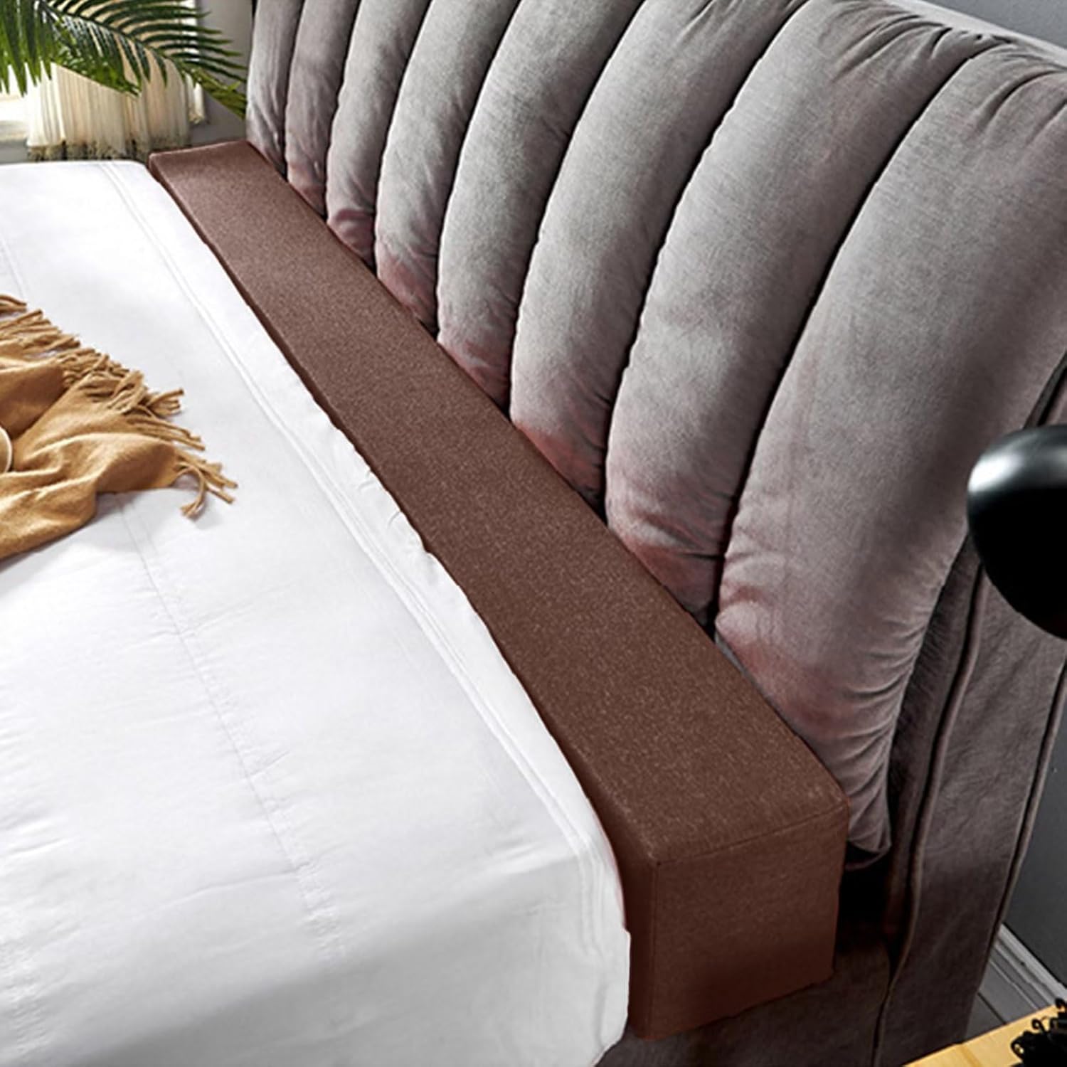 Relleno de huecos de cama para cabecero, relleno de huecos de colchón para cama individualmatrimonialking, extensor de colchón grueso entre colchón