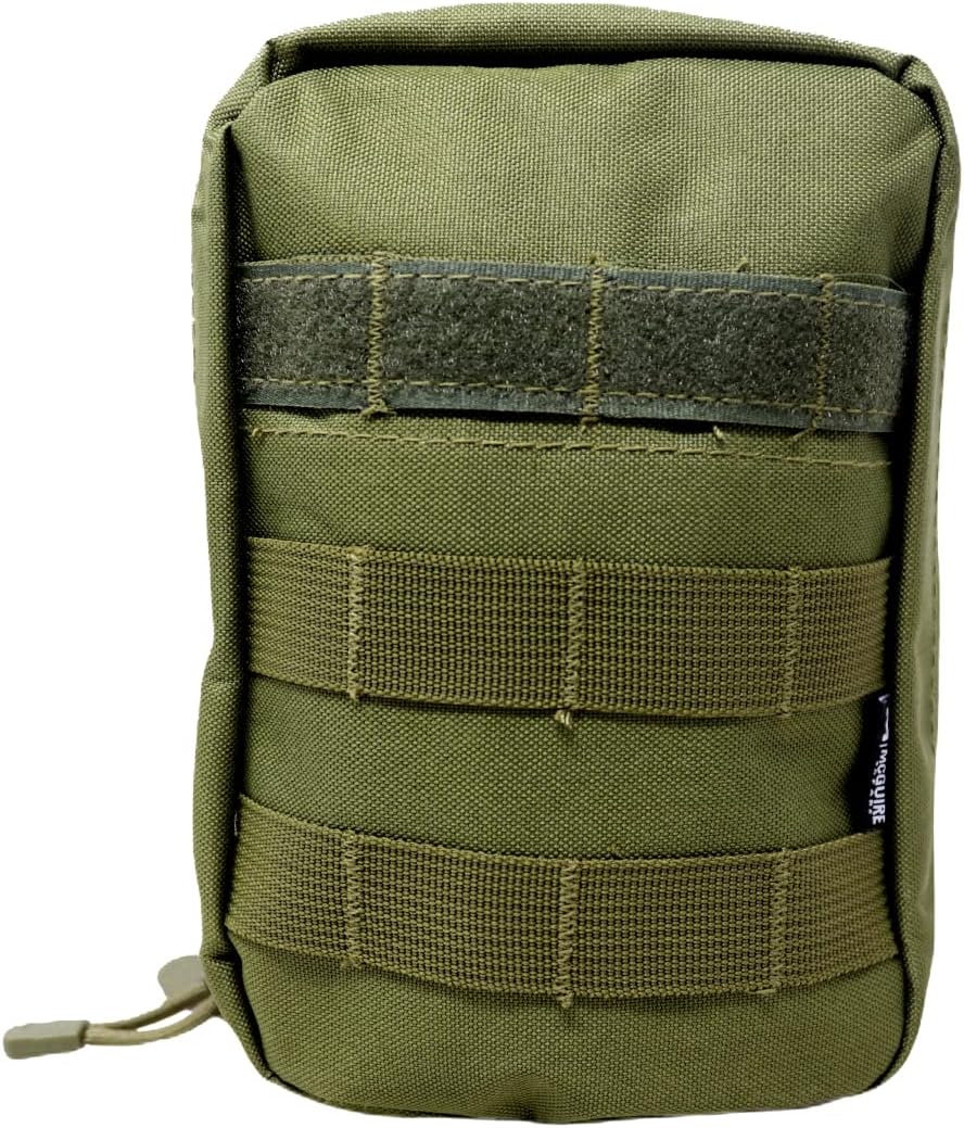 Molle Tactical IFAK – Bolsa de utilidad, equipo médico de primeros auxilios de estilo militar, nailon, resistente al agua