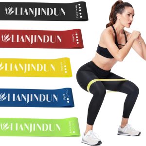 5 bandas de resistencia en bucle, bandas de ejercicio para mujeres y hombres, mini bandas de ejercicio para entrenamiento, bandas de entrenamiento 5 bandas de resistencia en bucle, bandas de ejercicio para mujeres y hombres, mini bandas de ejercicio para entrenamiento, bandas de entrenamiento