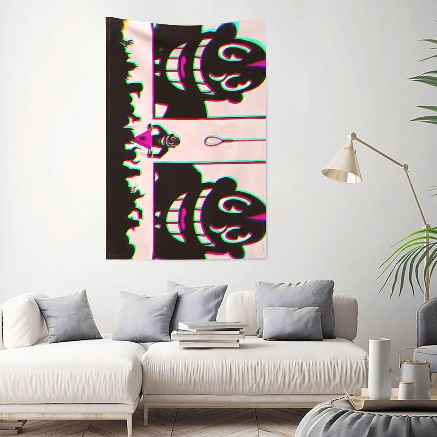 Lil Music Darkie – Tapiz de franela para dormitorio, sala de estar, arte para el hogar, decoración suave para colgar en la pared, 60 x 40 pulgadas