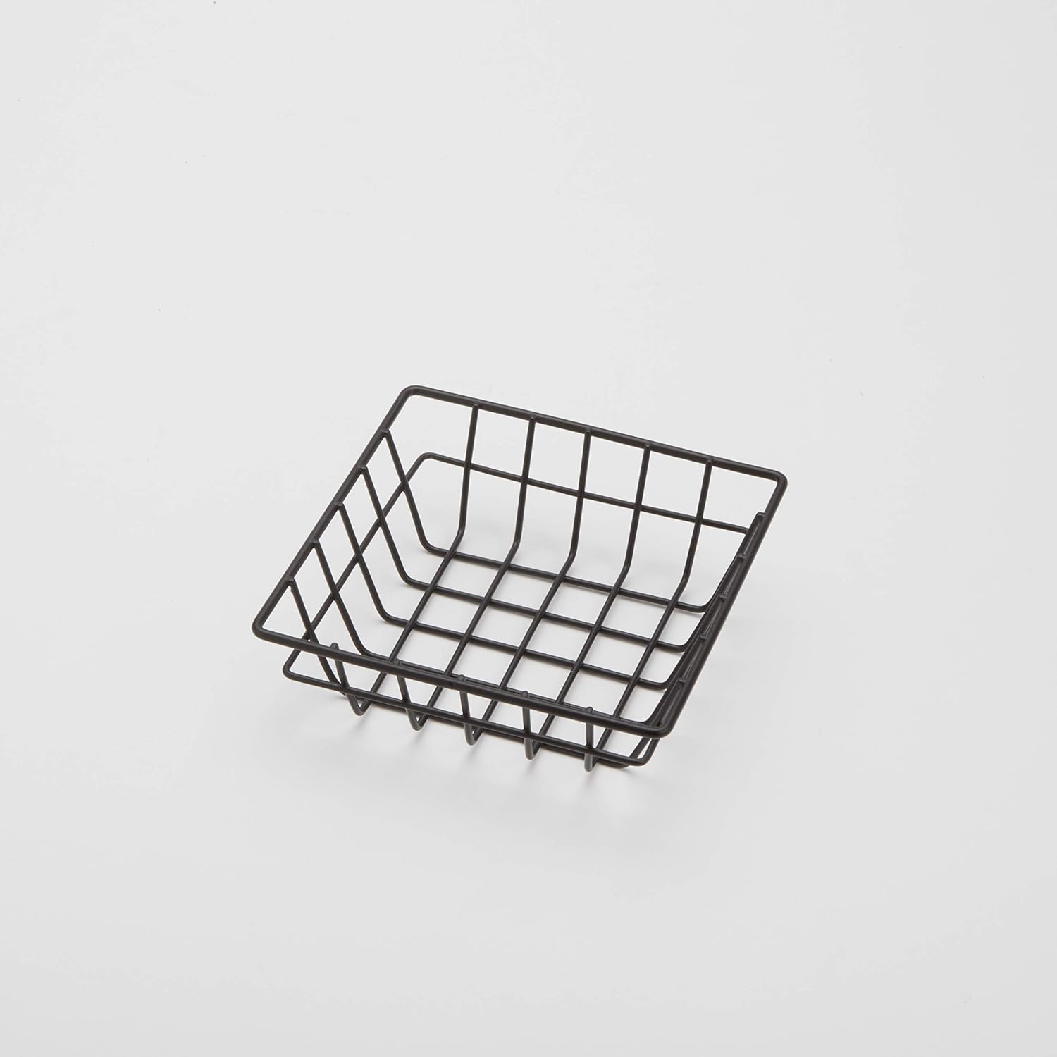 American Metalcraft SQGB6 – Cesta cuadrada de rejilla de alambre, color negro, 6 pulgadas