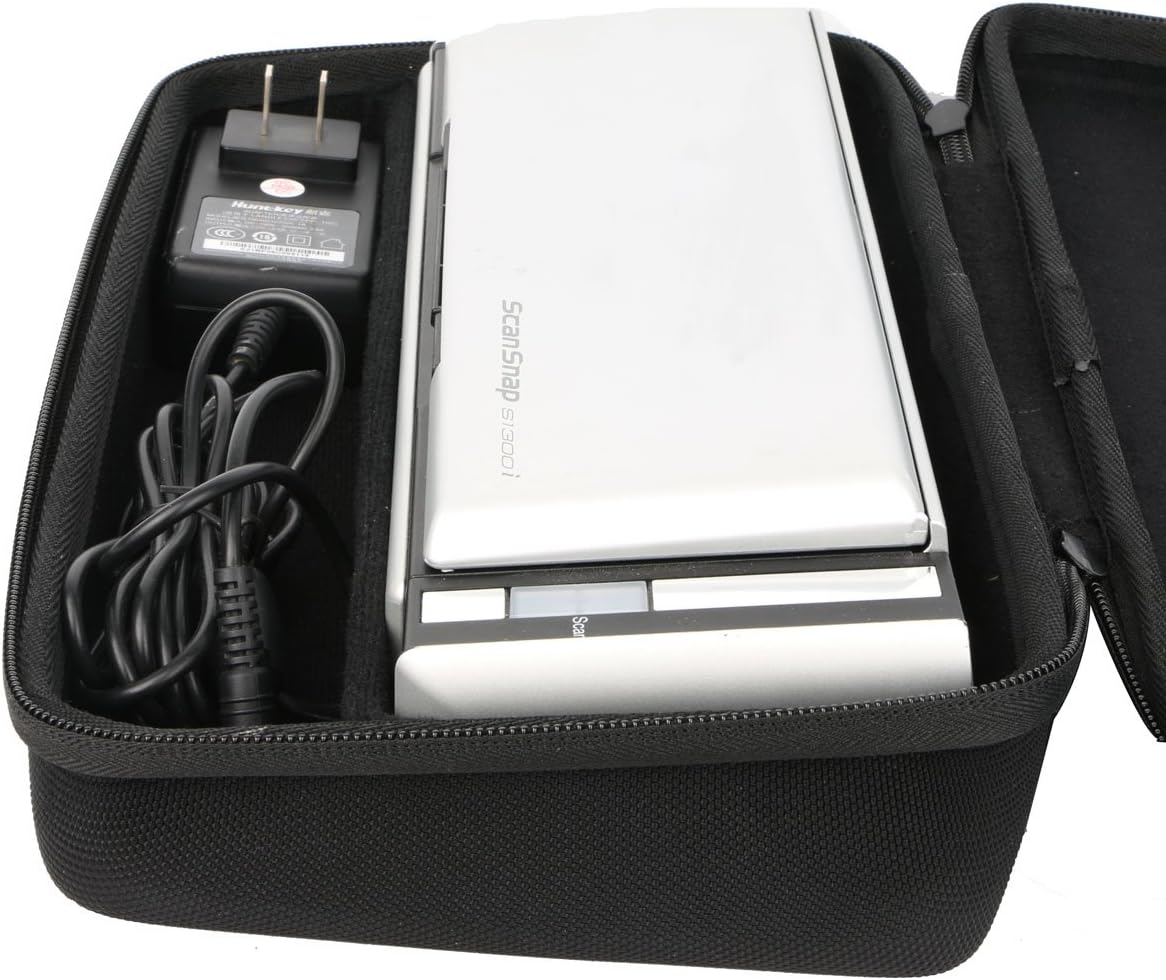 Khanka Reemplazo de la caja de viaje dura para el escáner de documentos móvil Fujitsu ScanSnap S1300i