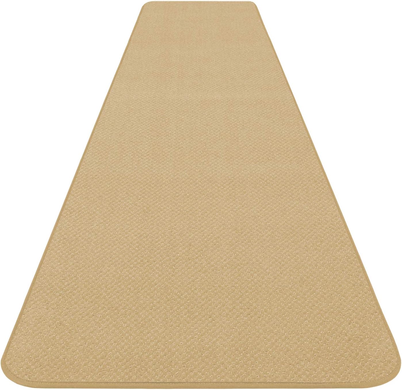 House, Home and More Alfombra antideslizante – Camel Tan – 6 pies x 27 pulgadas