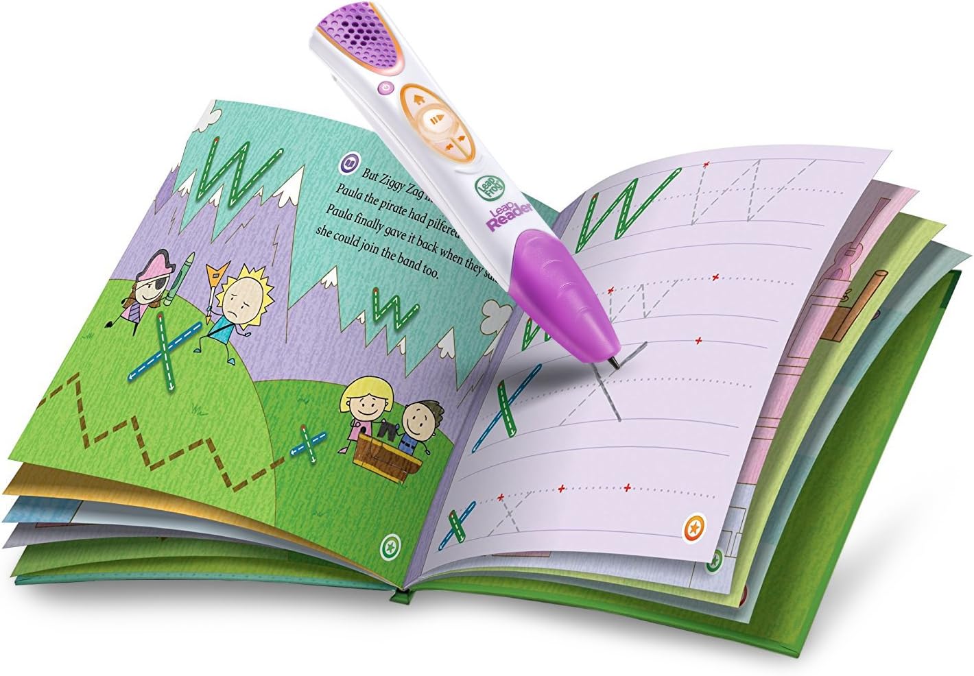 LeapFrog LeapReader System Aprender a leer Mega Pack de 10 libros, rosa - Imagen 3