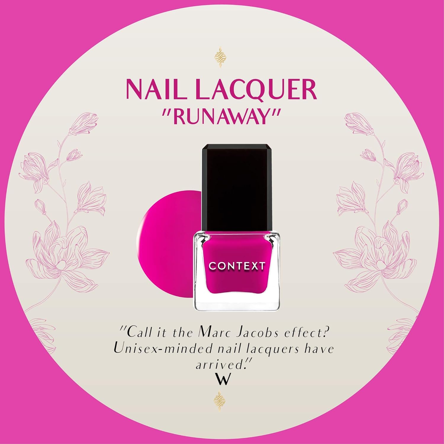 CONTEXT SKIN Esmalte de uñas no tóxico  Esmalte de uñas y esmalte de uñas, esmalte de uñas para mujeres, adolescentes, niños (0.30 onzas) (Runaway)