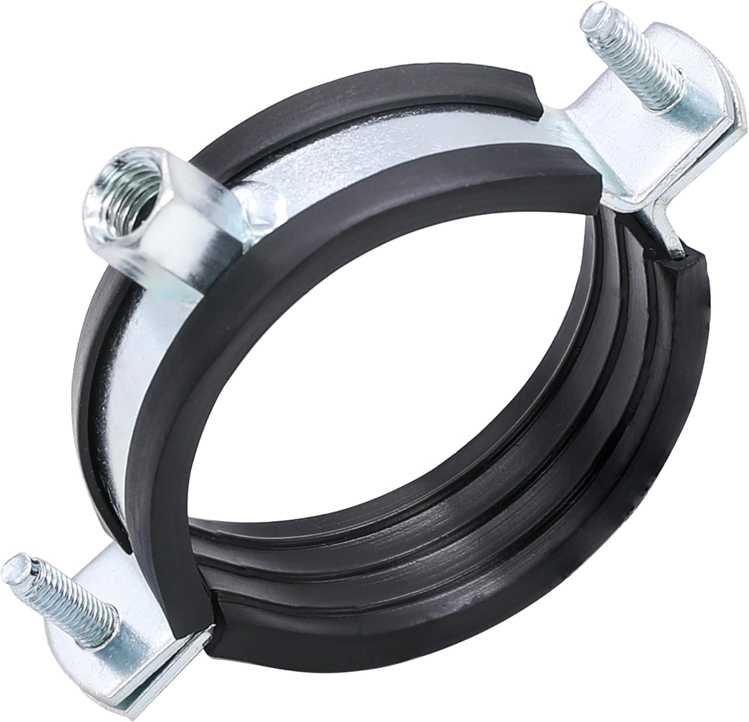 5 piezas de soporte de tubo de anillo dividido, resistente, ajustable, abrazadera de montaje en pared, soporte de tubería, identificación de 3