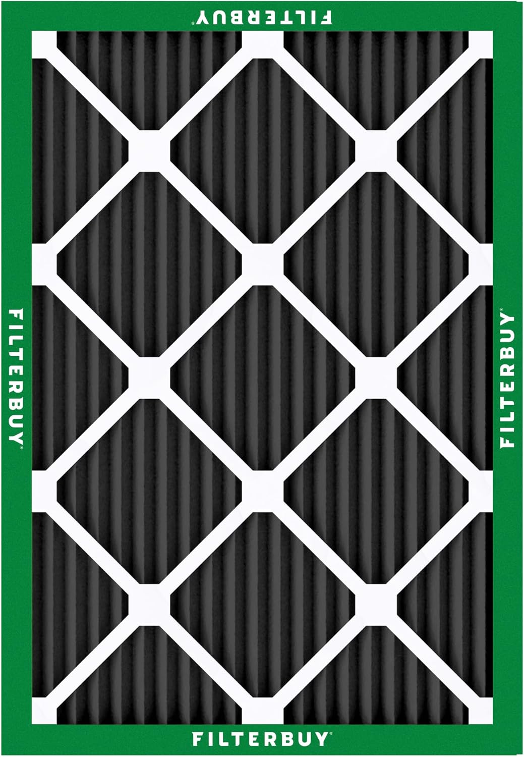 Filterbuy Filtro de aire MERV 8 de 16 x 18 x 1 pulgadas (paquete de 5), filtros de aire plisados para calefacción, calefacción, aire acondicionado y