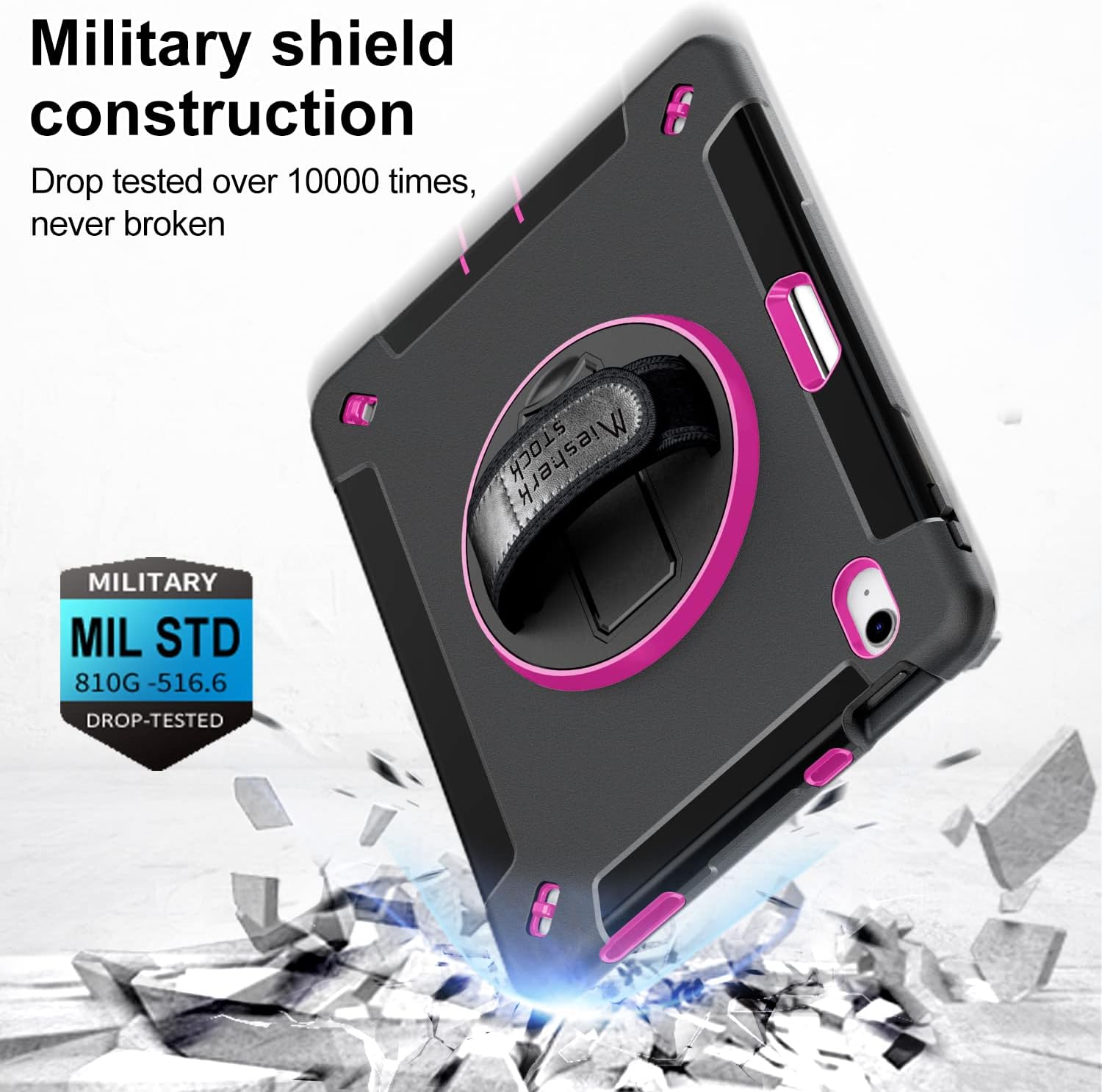 Miesherk – Funda para iPad de 10 generación 2022 funda resistente a prueba de golpes de grado militar para iPad de 10.9 pulgadas de 10.9 pulgadas