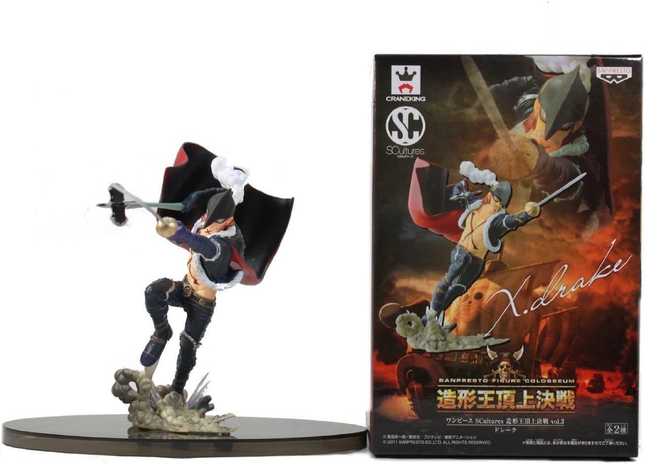 Figura de Banpresto de One Piece Colisseum SCultures Vol. 3 – 48109 – X Drake de Animewild