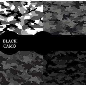 Black Army – Paquete de vinilo adhesivo permanente de camuflaje de 12 x 12 pulgadas, funciona con todos los cortadores de manualidades (4, mezcla y Black Army – Paquete de vinilo adhesivo permanente de camuflaje de 12 x 12 pulgadas, funciona con todos los cortadores de manualidades (4, mezcla y