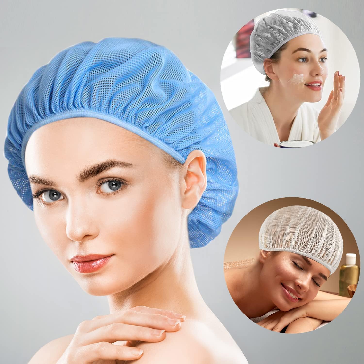 Gorro de malla para dormir, 4 unidades, red para el cabello para mujer, red de pelo para dormir, gorro de malla nocturna para protección del cabello
