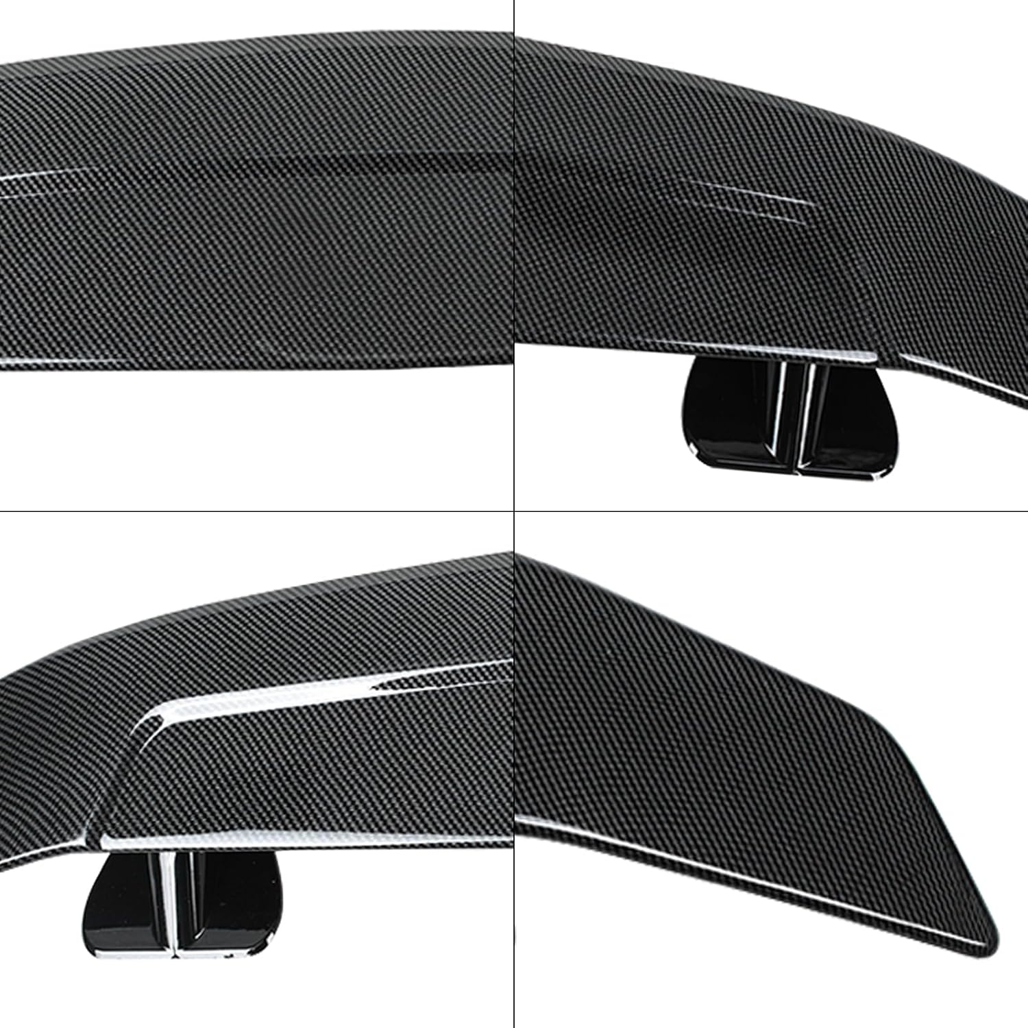Alerón trasero universal de 46 pulgadas para automóviles, alerón universal de ala GT, alerón de carreras, alerón universal para maletero GT para