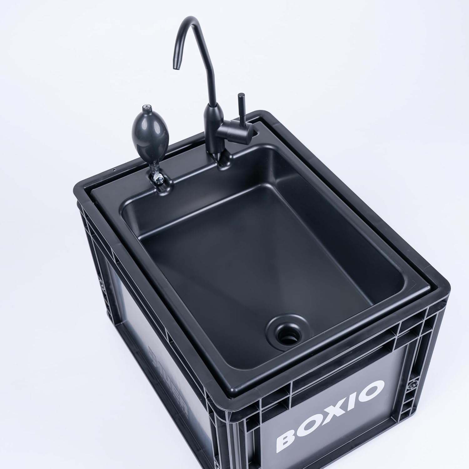 BOXIO – Wash Portable Sink – Convenient Camping Sink Solution! Compact with Unique Design, Separate Canister, Lightweight Mobile Sink for
