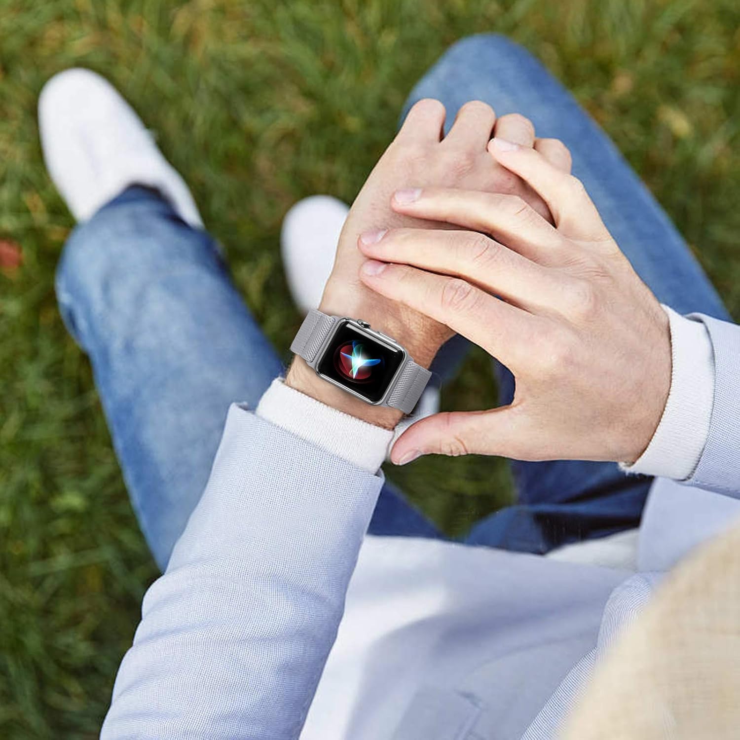 Correa elástica de nailon para Apple Watch, de 1.49, 1.57, 1.61, 1.65, 1.73, 1.77 y 1.772pulgadas, deportiva, trenzada, Ultra iWatch Serie 8 7 SE 6