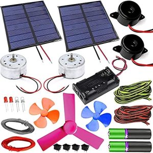 Kit de energía solar doble – Kit de experimentos de energía solar para proyectos de hobby de luz solar de ciencia escolar Kit de energía solar doble – Kit de experimentos de energía solar para proyectos de hobby de luz solar de ciencia escolar