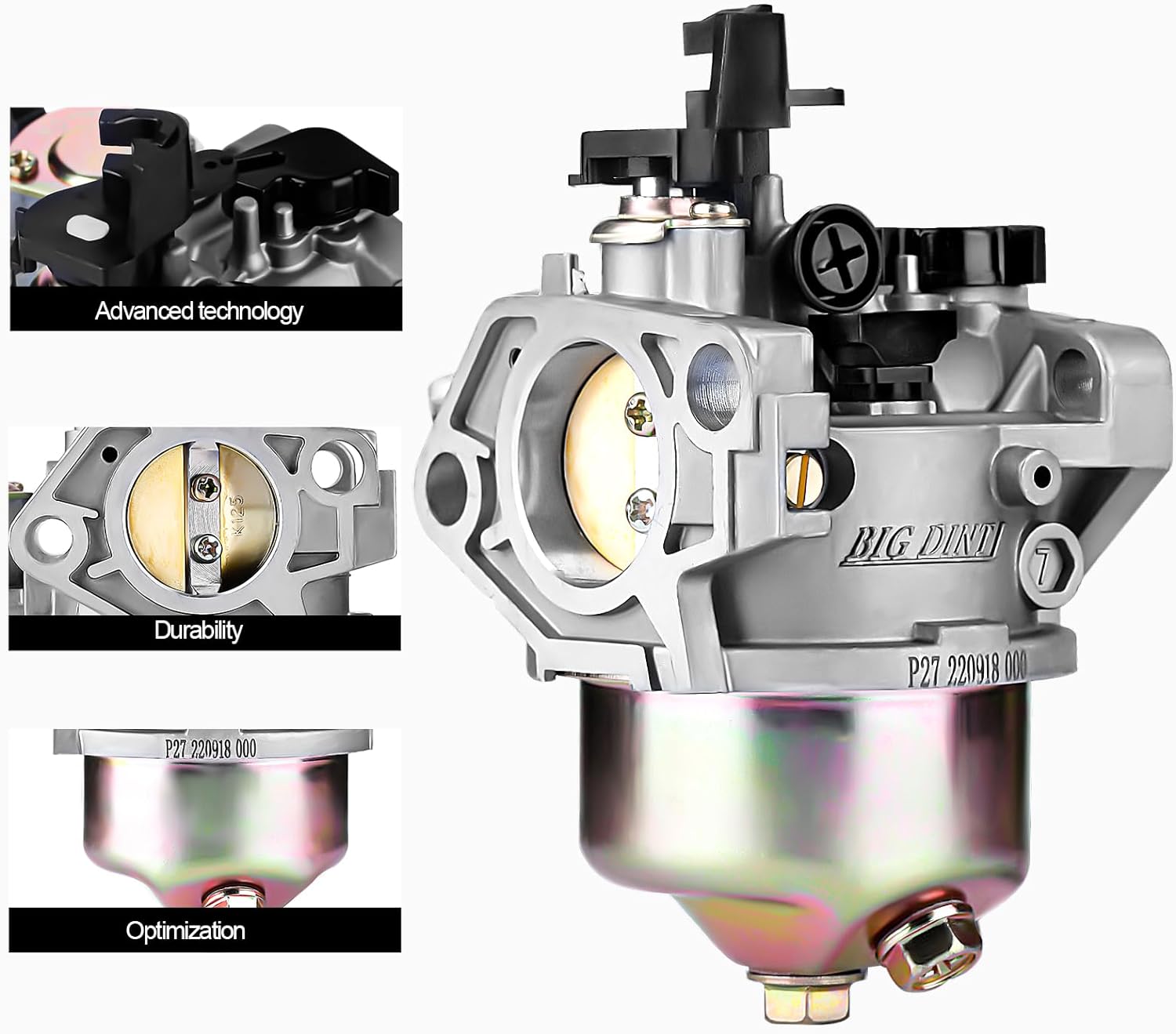 SOFO Carburador GX390 para motor Honda  Para carburador Honda GX390 GX340 Parts GX360 GX 390 GX420 Predator 420cc carburador (11-13hp)  para Honda