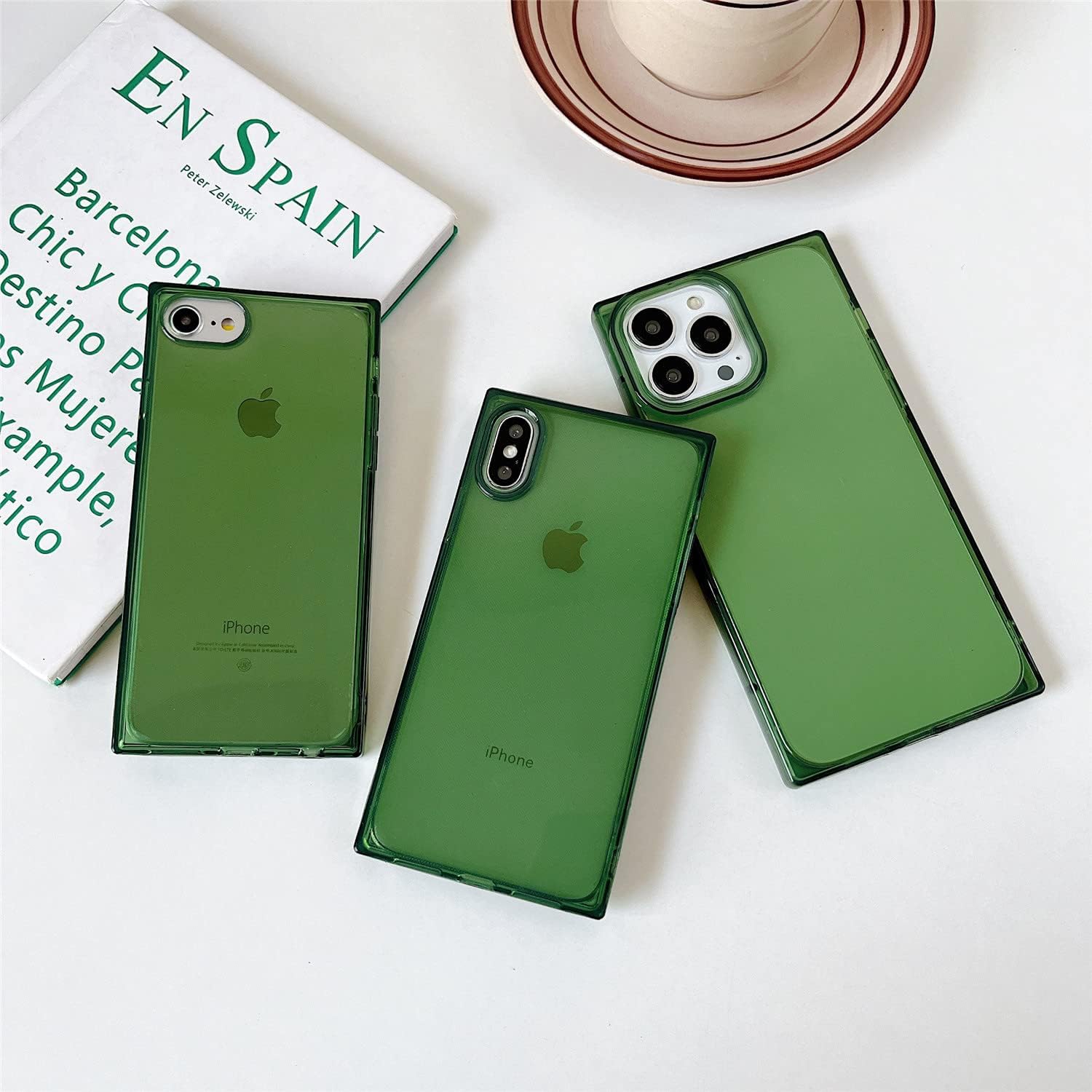 Cocomii Funda cuadrada para iPhone 13 Pro, cuadrada, transparente, delgada, ligera, brillante, transparente HD, transparente, minimalista, de lujo,