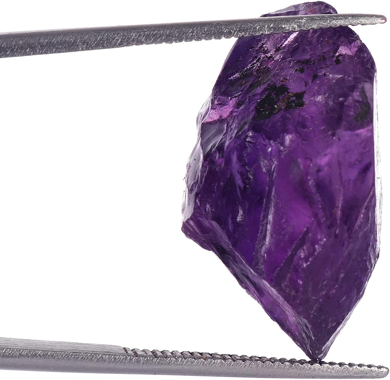 GEMHUB Natural Amethyst Gemstone for Reiki, Cutting, Tumbling, Wrapping EGL Certified 36.40 ct