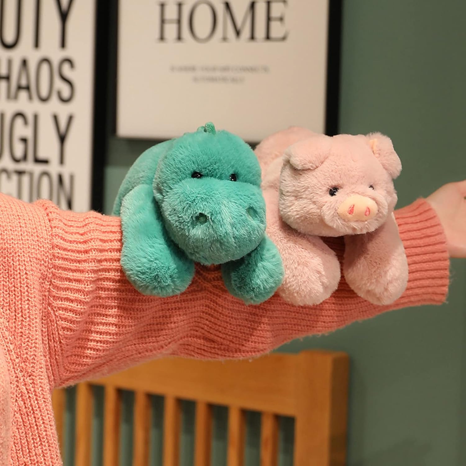 Animales de peluche con peso, juguete de peluche de cerdo con peso, lindo peluche de cerdo rosa, juguete de animales de peluche con peso, 11.8