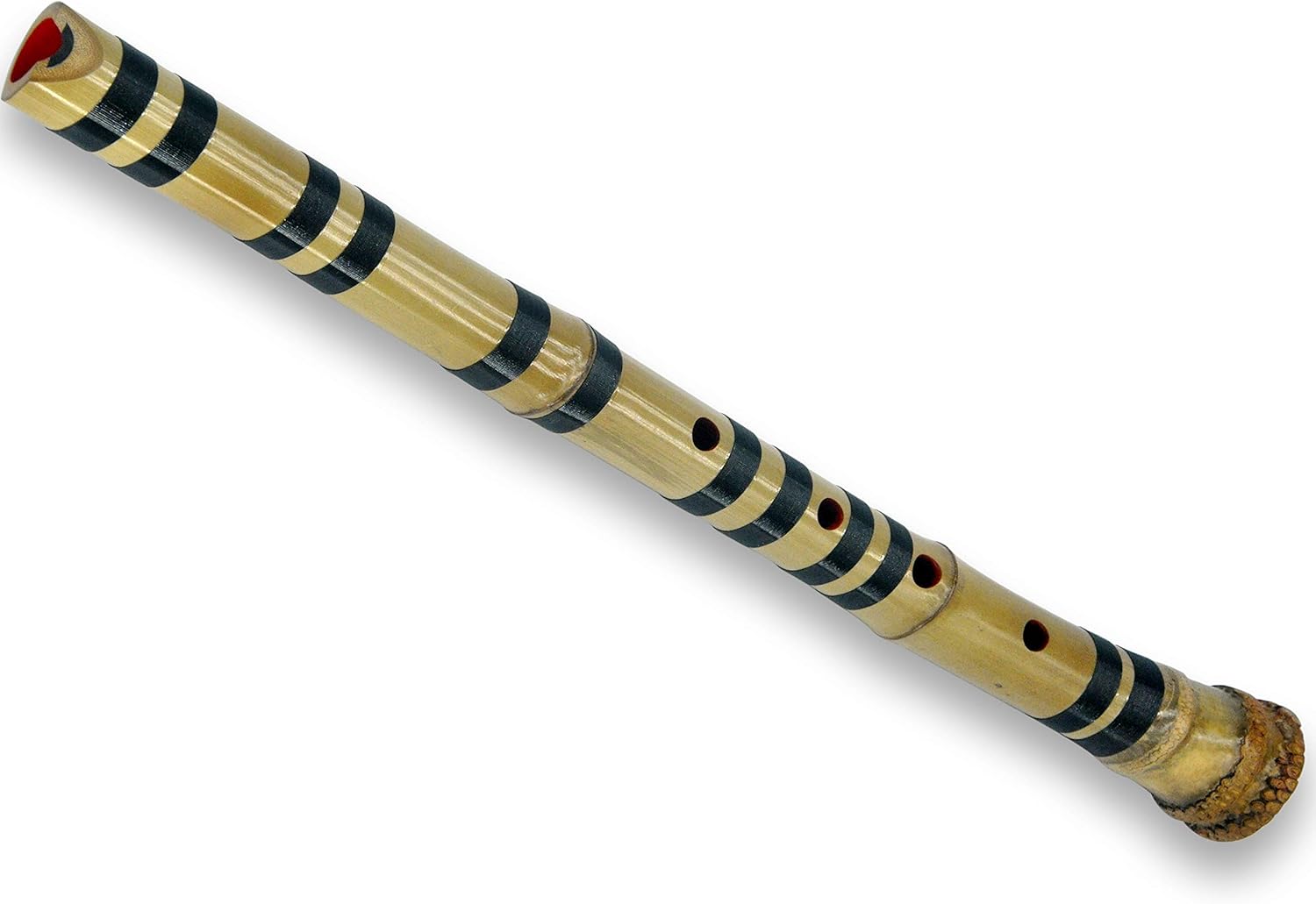 JIM Zen Shakuhachi Flauta pentatónica soplada con raíz de campana natural. TOZAN-ryu 1.8 pies Shakuhachi de calidad, toca todas las ocatavas. Bueno
