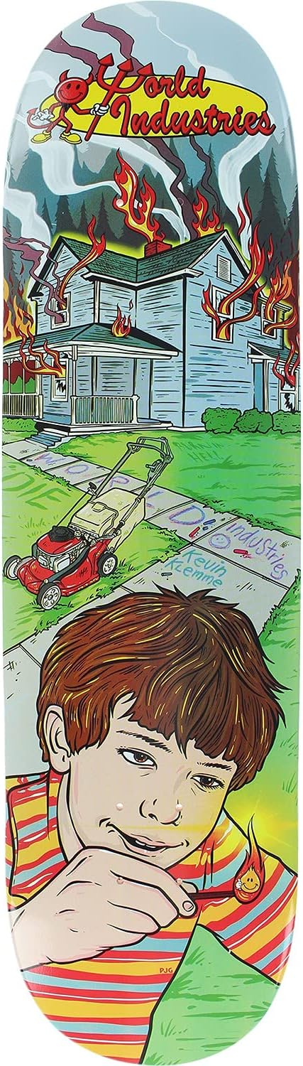 Kevin Klemme House Fire – Tabla de skate (8.3″ x 32″