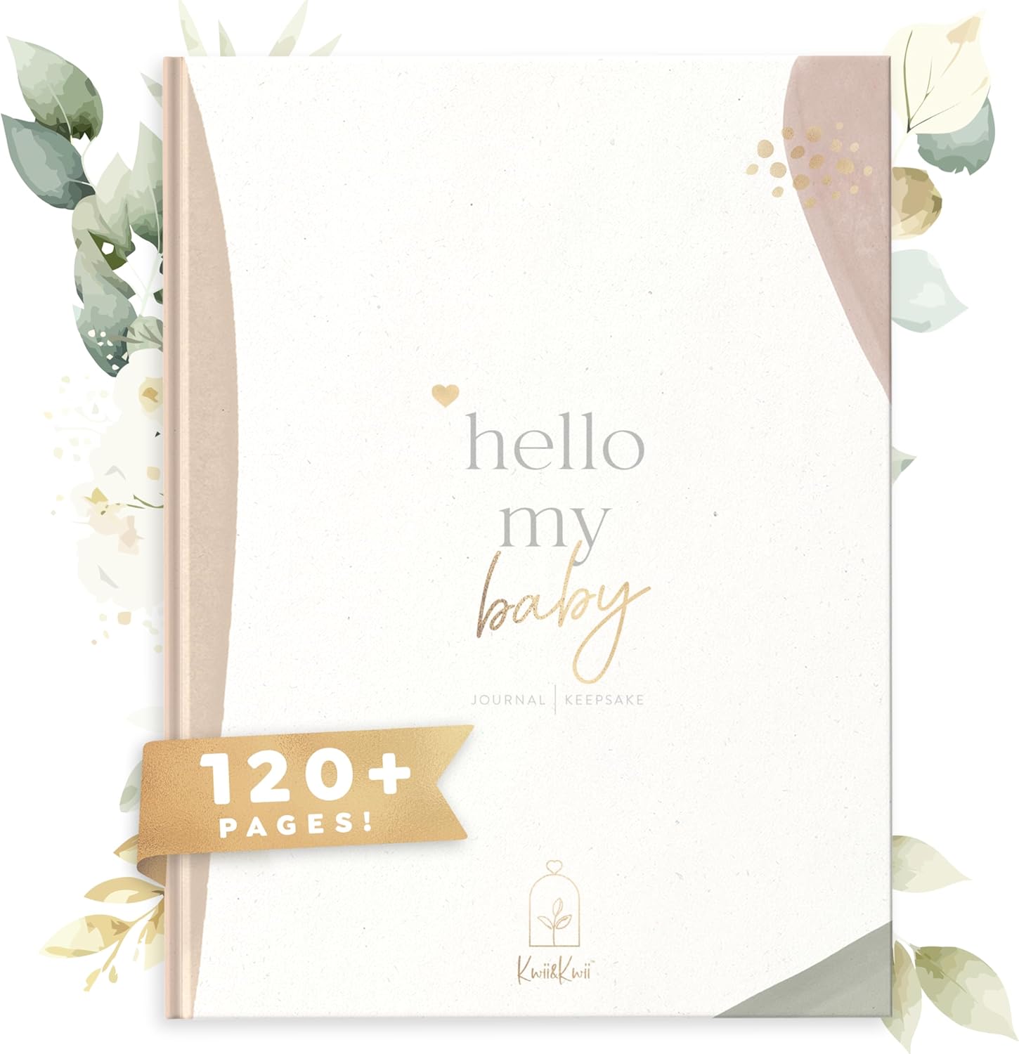 Kwii&Kwii – Diario de embarazo – Hello My Baby – Planificador de embarazo – Mamás primerizas – Libro de recortes de embarazo – Diario de maternidad