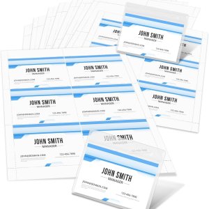 1200 piezas de insertos de insignia de nombre, 4 x 3 pulgadas, insertos imprimibles para tarjetas de repuesto, recambios de tarjetas de impresión o 1200 piezas de insertos de insignia de nombre, 4 x 3 pulgadas, insertos imprimibles para tarjetas de repuesto, recambios de tarjetas de impresión o