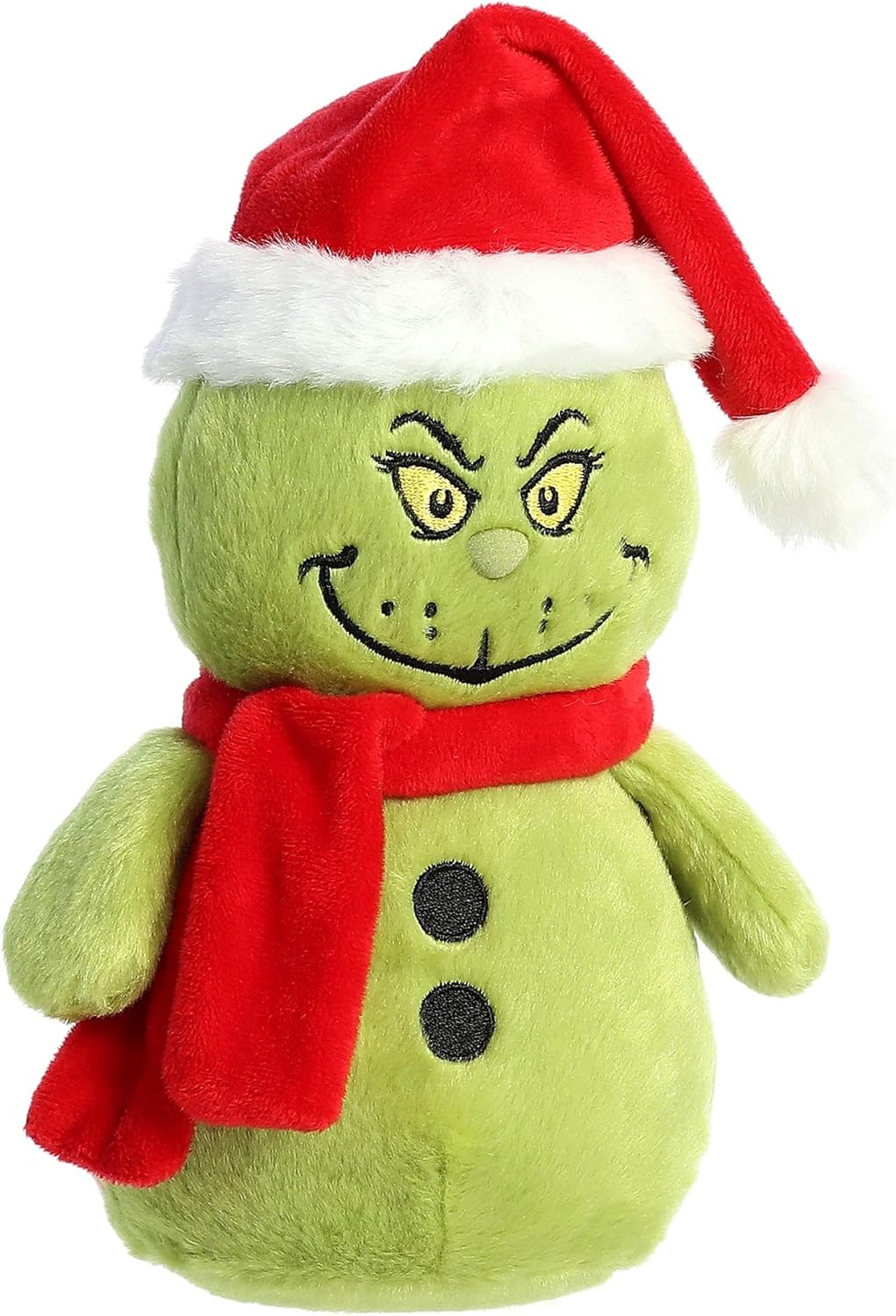Aurora Fantástico muñeco de nieve Dr. Seuss Grinch – Narración mágica – Inspiración literaria – Verde 8 pulgadas