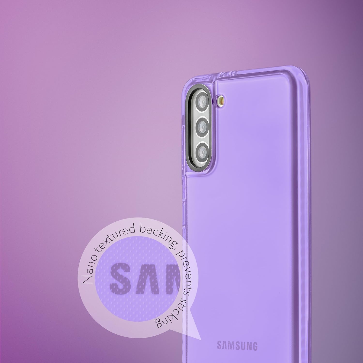 SteepLab Funda de barrera para Samsung Galaxy S21 Plus (pantalla de 6.7 pulgadas), funda absorbente de impactos con protección completa contra
