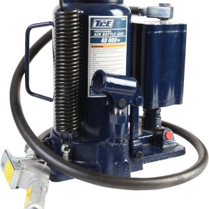 TCE TCE31001 Torin Gato hidráulico neumático de botella con bomba manual manual, capacidad de 20 toneladas (40,000 libras), azul TCE TCE31001 Torin Gato hidráulico neumático de botella con bomba manual manual, capacidad de 20 toneladas (40,000 libras), azul
