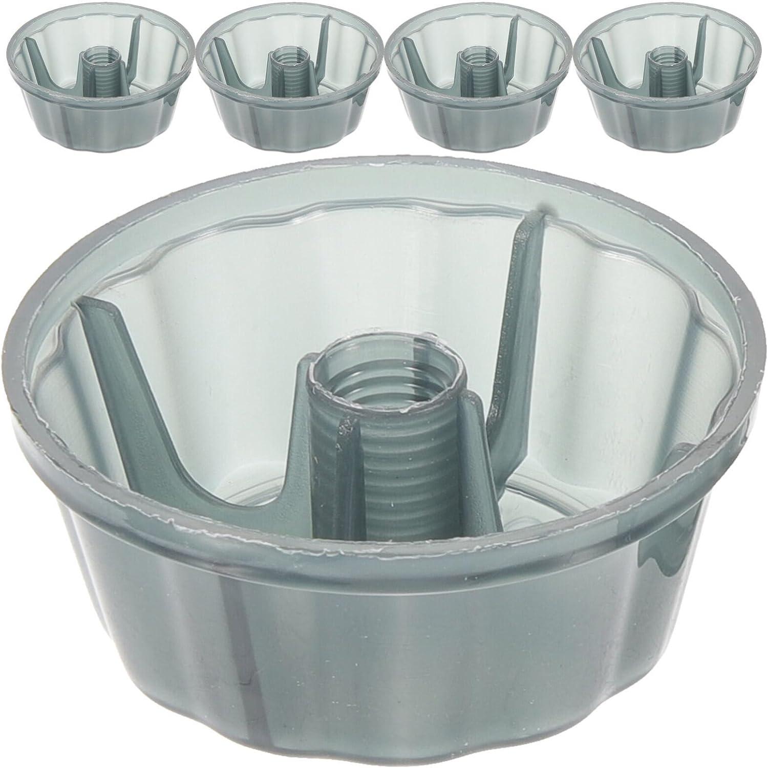 Angoily 5 piezas de cubiertas de tuerca de ventilador de plástico cubierta de tuerca de ventilador de mesa de repuesto para mesa de pie pedestal