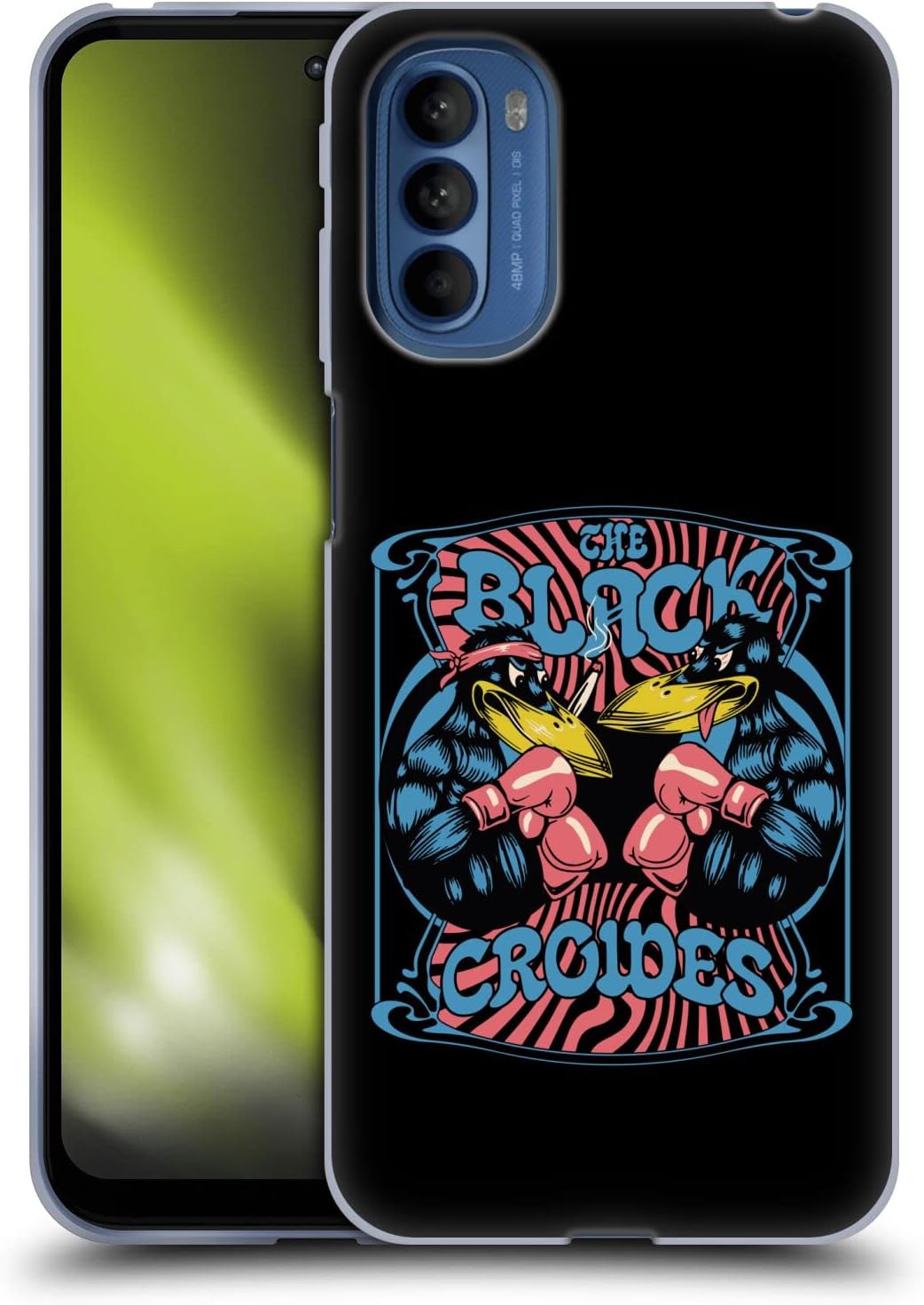 Head Case Designs Officially Licensed The Black Crowes Boxing Graphics Soft Gel Case Compatible with Motorola Moto G41
