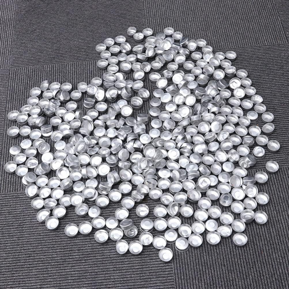 SEWACC 300 piezas de latas de luz de té de aluminio, vasos de cera para velas, caja vacía, lata de té de metal, recipiente para hacer velas