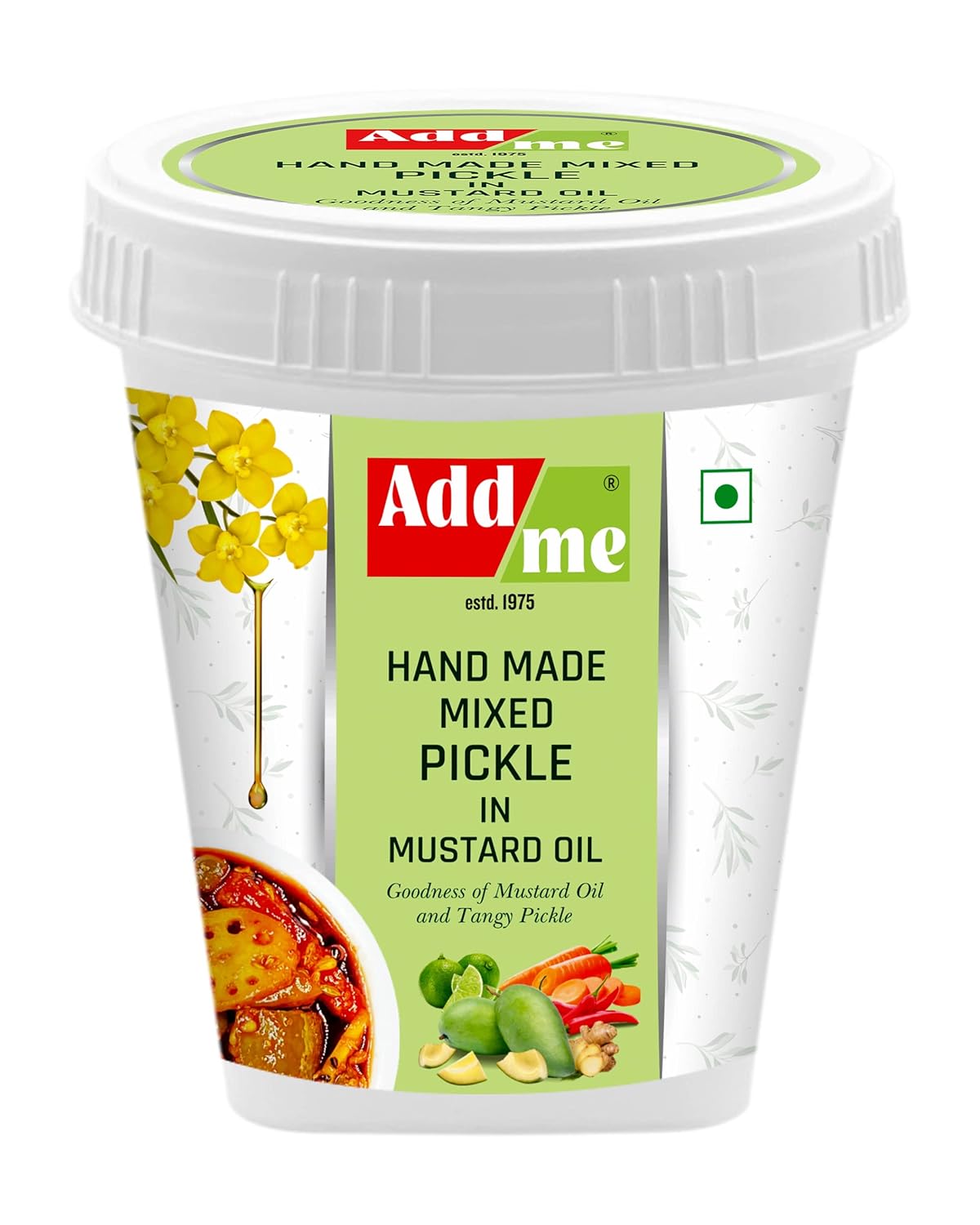 Add me Hecho a mano encurtido mixto en aceite de mostaza Mezcla de sabor casera Rajasthani marwadi Pepinillos Achar aam Mango Chilli Limón Zanahoria