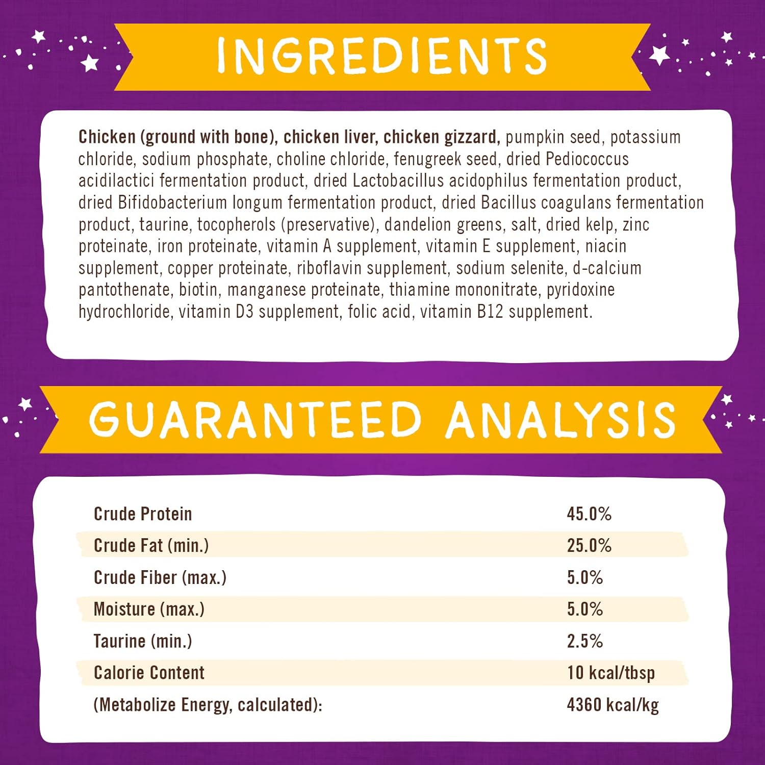 Stella & Chewy’s Polvo mágico liofilizado de Marie’s Raw Marie’s – Sin granos, rico en proteínas para gatos y gatitos – Receta de pollo sin jaula –