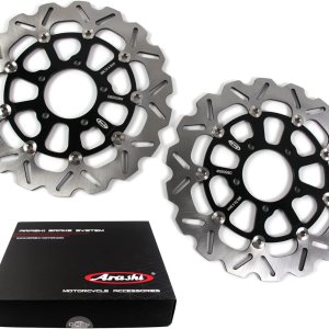 Arashi Rotores de disco de freno delantero para Kawasaki Ninja ZX10R 2008-2015 ABS 2011-2015  GTR1400 2007-2016 ABS accesorios de repuesto para Arashi Rotores de disco de freno delantero para Kawasaki Ninja ZX10R 2008-2015 ABS 2011-2015  GTR1400 2007-2016 ABS accesorios de repuesto para
