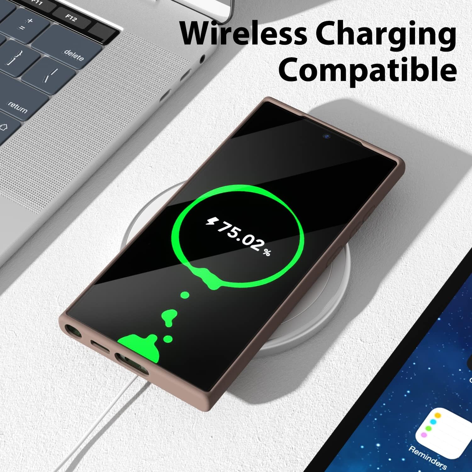 oakxco Funda para teléfono Samsung Galaxy S23 Ultra de silicona líquida, bonita funda de gel suave de goma TPU suave para mujeres y niñas, diseño