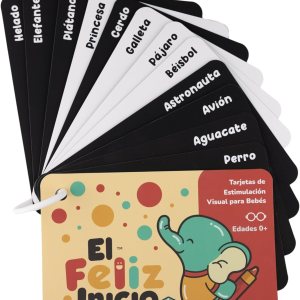 Happy Start Tarjetas de visión de alto contraste fáciles de limpiar – Resistente al agua – Aprobado por hospitales – Lista para bolsa de pañales – Happy Start Tarjetas de visión de alto contraste fáciles de limpiar – Resistente al agua – Aprobado por hospitales – Lista para bolsa de pañales –