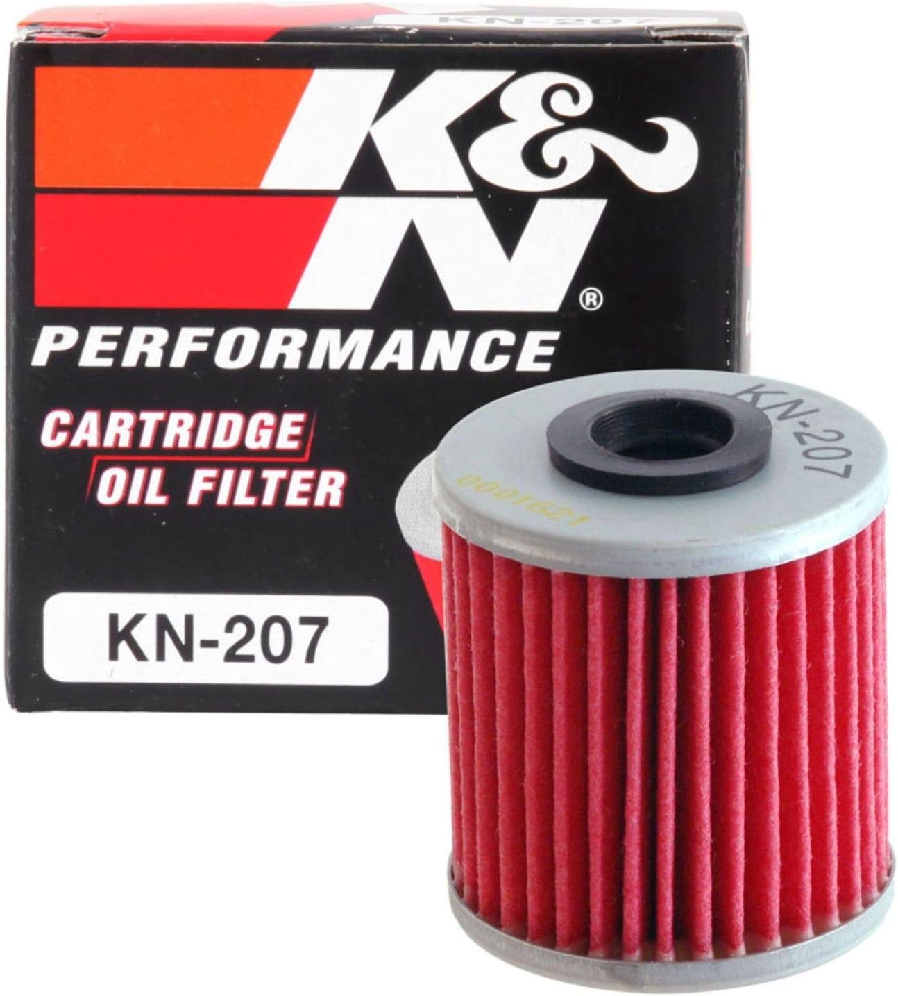 K&N, filtro de aceite KN-207 de alto rendimiento para motocicleta y Powersports